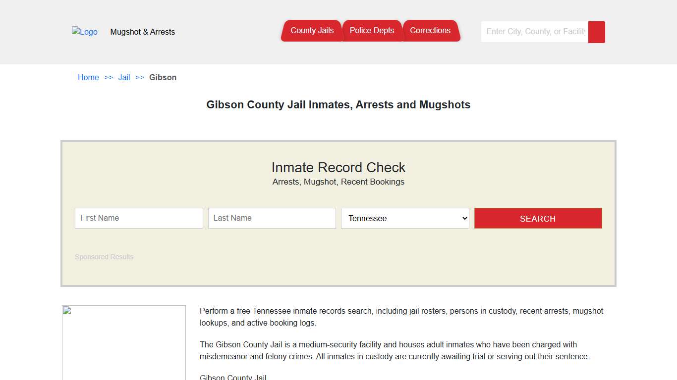 Gibson County Jail Inmates, Arrests and Mugshots | Jail Roster Search
